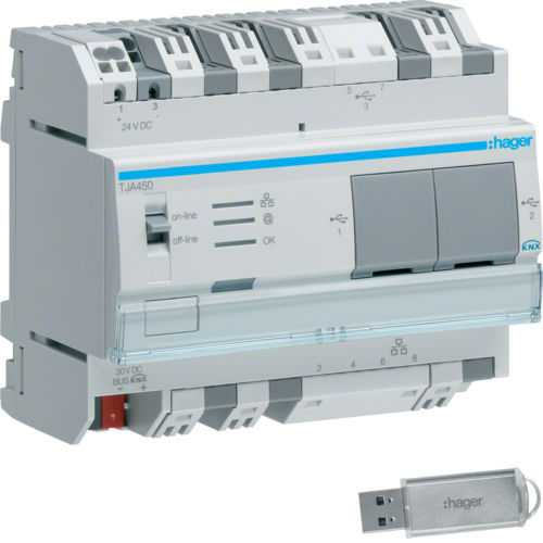 TJ550 TGA200 Hager TJA451 domovea Systempaket bestehend aus TJA450 TJ550 TGA200 Hager TJA451 domovea Systempaket bestehend aus TJA450